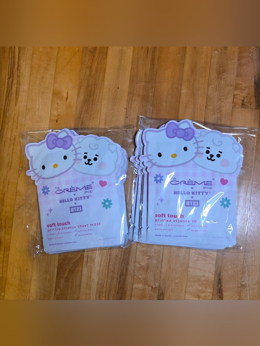 Hello Kitty x BT21 Soft Touch Printed Essence Sheet Mask - 12